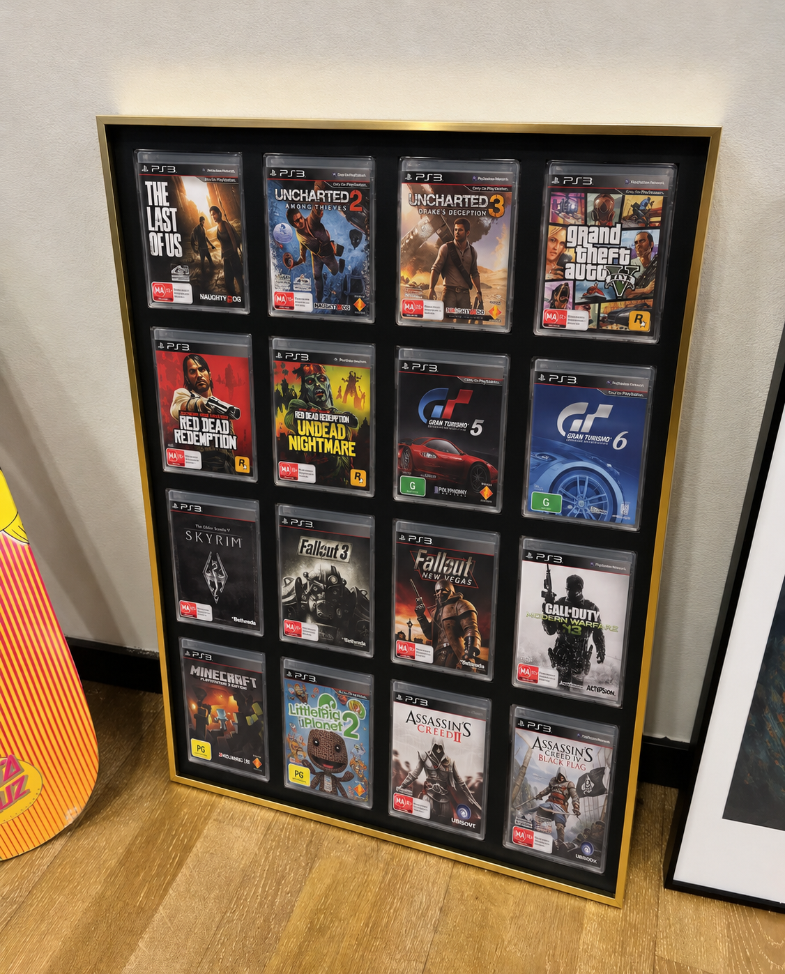 1 Grid (1×1) Aluminium Video Game Case Metal Wall Display Frame | PlayStation • Xbox • Nintendo | PS5 • PS4 • PS3 • PS2 • Xbox Series X • Xbox One • Xbox 360 • Nintendo Switch