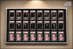 Premium aluminium metal trading card wall display frame case for Pokémon cards, MTG cards, Yu-Gi-Oh! cards, One Piece cards and sports cards, graded card wall display, PSA card frame, CGC card display, BGS slab display, One Touch magnetic holder display,