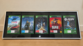 5 Grid (5×1) Aluminium Video Game Case Metal Wall Display Frame | PlayStation • Xbox • Nintendo | PS5 • PS4 • PS3 • PS2 • Xbox Series X • Xbox One • Xbox 360 • Nintendo Switch